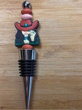 Cowgirl Wine Stopper